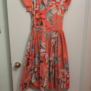 Bernie Dexter Coral Floral Dress